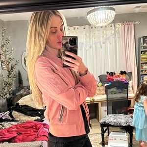 Light Pink Levi Jacket